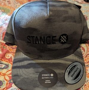 NWT Stance Snapback Camo Hat